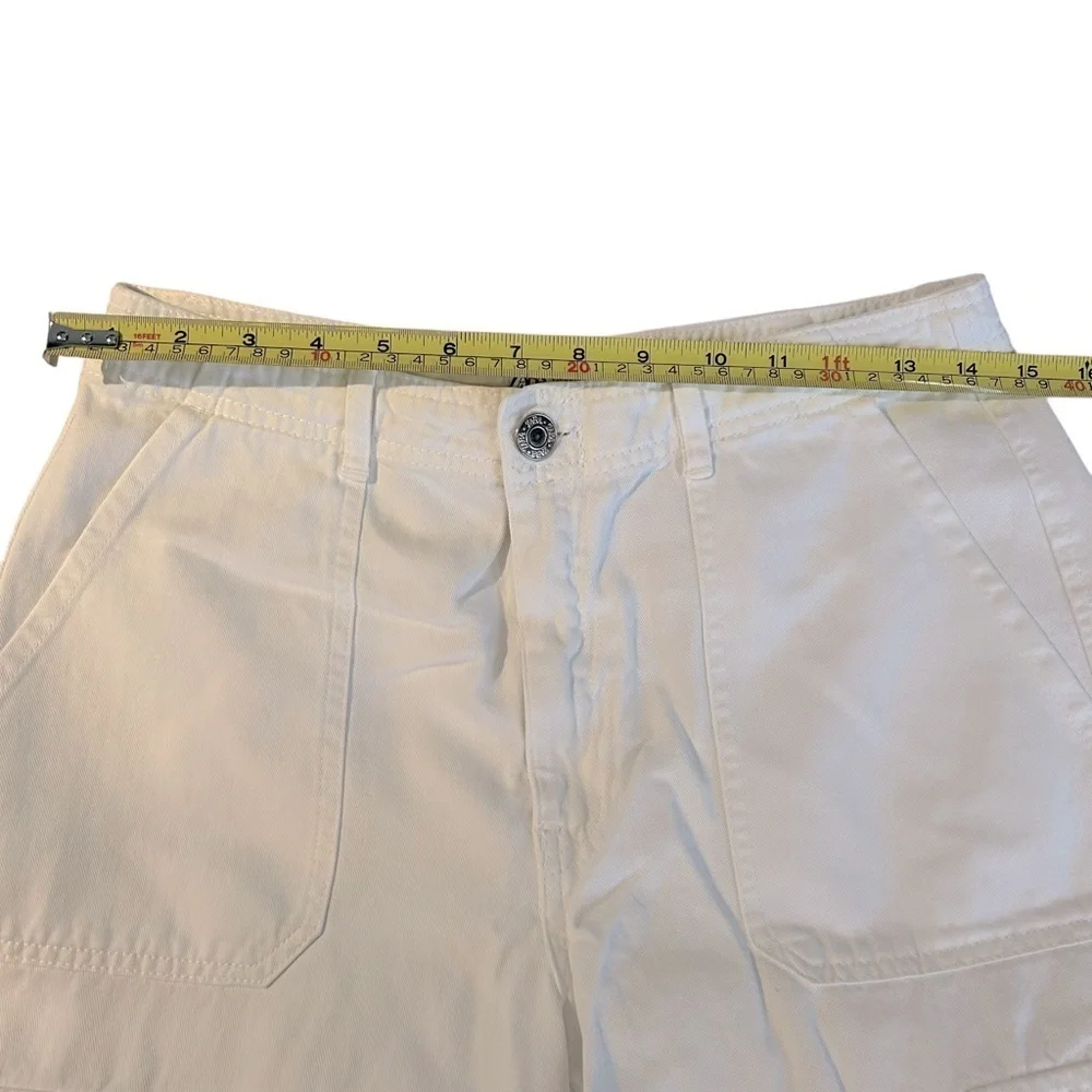 Zara Straight Leg Cotton Cargo Pants - Picture 9 of 13